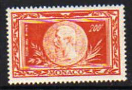 Monaco PA  N° 41 XX Centenaire De La Naissance Du Prince Albert 1er : 200 F.  Rouge-orange  TB - Poste Aérienne