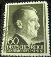 Poland 1941 Adolf Hitler 60g - Used - Gouvernement Général