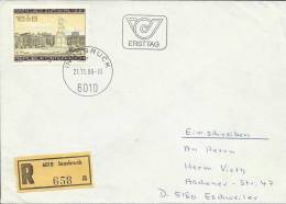 AUSTRIA CC CERTIFICADA WIPA 1981 2 PHASE TIMBRE ESCULTURA - Lettres & Documents