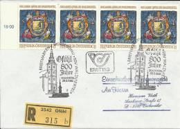 AUSTRIA CC CERTIFICADA GFOHL 800 ANIVERSAIO DE LA CIUDAD ESCUDO HERALDICA Ga - Covers