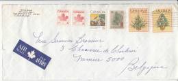 Canada 698 + 749 + 783 + 786 Obl Sur Lettre - Storia Postale