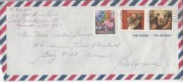 Canada 728 Et 729 + 734 Obl Sur Lettre - Storia Postale