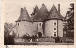 19....CORREZE....... POMPADOUR.....ENTREE DU CHATEAU........ ECRITE.. .. . . ‹(•¿• )› - Arnac Pompadour