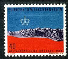 L0313) LIECHTENSTEIN 1958  Mi.#370  Mint* - Nuovi