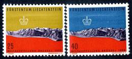 L0314) LIECHTENSTEIN 1958  Mi.#369-70  Mnh** - Unused Stamps