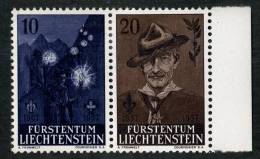 L0323) LIECHTENSTEIN 1957  Mi.#360-61  Mint* - Unused Stamps