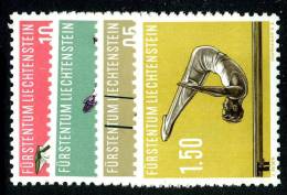 L0335) LIECHTENSTEIN 1957  Mi.#353-56  Mnh** - Ongebruikt