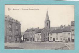 WAREMME  -  Place  De  L´ Ecole  Moyenne -  TRES BELLE CARTE   - - Waremme