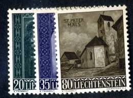 L0354) LIECHTENSTEIN 1959  Mi.#374-76  Mnh** - Unused Stamps