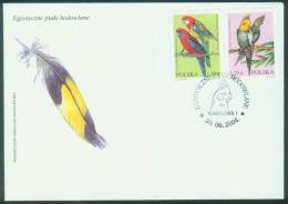 Polen  2004  Exotische Vögel  (1 FDC )  Mi: 4117-18 (2,50 EUR) - FDC