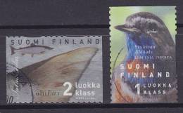 Finland 1999 Mi. 1461-62 Fisch & Vogel Fish & Bird Oiseau - Gebraucht