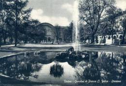 TORINO. Stazione Ferroviaria. Vg.c/fr. 1954. - Mehransichten, Panoramakarten