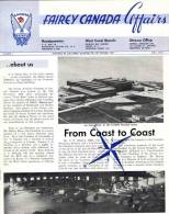 FAIREY CANADA AFFAIRS - N° 1 -  July 1957 -  Avion -    (2879) - Aviation