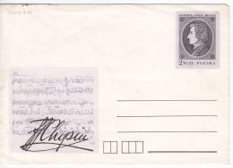 1042. Poland, Fryderyk Franciszek Chopin, Postal Stationery - Autres & Non Classés