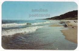 USA, SOUTHWESTERN MICHIGAN, BEAUTIFUL LAKE MICHIGAN BEACH C1960s SCENIC Vintage Unused Postcard  [c2980] - Other & Unclassified