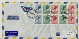 =  SWEDEN  FLUGPOST    ZD 1966, - Covers & Documents