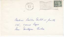 Canada 382 C  Obl Sur Lettre - Briefe U. Dokumente