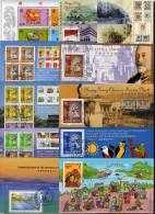 Collection 10 Blocs Of The Post Hongkong O 96€ The Box Post Office Transport Skyline By Night Bridge Sheets Bf HONG KONG - Lots & Serien