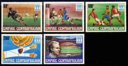 CENTRAFRIQUE ( Empire )  315 à 319  AVEC SURCHARGE - 1978 – Argentina