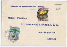 Congo Belge : 307 + 314 Sur Document Léopoldville 1956 - Cartas & Documentos