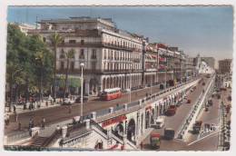 CPSM ALGERIE  ALGER N° I47   Le Square Bresson Les Rampes Vers La Place Du Gouvernement - Algiers