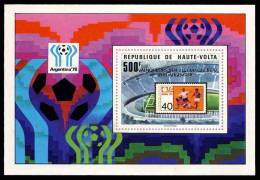 HAUTE VOLTA  ( REPUBLIQUE ) BLOC 13 AVEC SURCHARGE - 1978 – Argentine