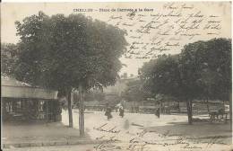 CHELLES.  Place De L'arrivée à La Gare - Chelles