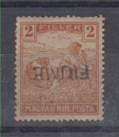 Italy Hungary Fiume 2 Filler Inverted Overprint Mi#8II 1918 MNH ** - Fiume & Kupa