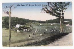 AMERICA ANTILLES BERMUDA MID OCEAN GOLF COURSE OLD POSTCARD - Bermuda