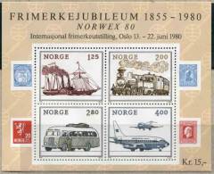 Norway 1980. Norwex 80 - Stamp Show - Block - Blokken & Velletjes