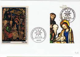 NOEL 60 - ALLEMAGNE BERLIN FDC BLOC NOEL 1978 Sur Lettre - Blocks & Sheetlets