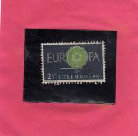 LUXEMBOURG LUSSEMBURGO 1960 EUROPA CEPT USED - Gebruikt