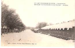 Elsenborn -1921-Le Camp En Hiver-Barraquements-Oblitération "Postes Militaires" (voir Scan) - Elsenborn (camp)