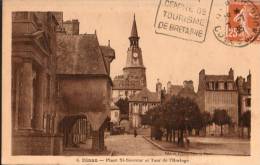 22....COTES D ARMOR...DINAN....PLACE ST SAUVEUR........ ECRITE.. .. . . ‹(•¿• )› - Dinan