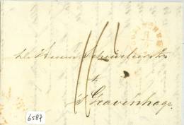 VOORLOPER HANGESCHREVEN BRIEF Uit 1846 Van GORINCHEM Naar 's-GRAVENHAGE * PORTO 15 CT (6587) - ...-1852 Prephilately