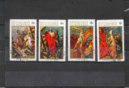 BURUNDI :Pâques : Stations Du Chemin De La Croix De J. De Aranoa Y Carrenada - Peinture - Art - Religieus -Christianisme - Used Stamps