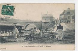 77 // SAINT MAMMES   Les Bords De La Seine   ANIMEE    LAVEUSES  N° 32  ** - Saint Mammes