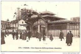 PARIS GARE DU METROPOLITAIN (BASTILLE) REF 9704 - Métro