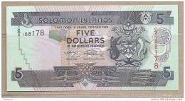 Is. Salomone - Banconota Non Circolata Da 5 Dollari - 2005 - Solomon Islands