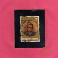 ZAIRE CONGO 1982 President Mobutu PRESIDENTE 2z USED USATO OBLITERE' - Used Stamps