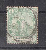 Capo Di Buona Speranza   -   1896-902.  Allegoria.  ½ Penny Green - Capo Di Buona Speranza (1853-1904)