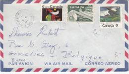 Canada  447 + 453 + 289  Obl Sur Lettre - Storia Postale