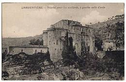 CPA 07 LARGENTIERE - Hopital Pour Les Vieillards, A Gauche Salle D Asile - Largentiere