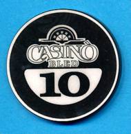 SLOVENIA, CASINO TOKEN, JETON, Casino Bled, Pre 1999, Rare 10  ATS Face Value - Casino