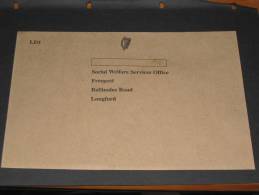 Brief Cover Ireland Irland Ungebraucht Unused Freepost Longford Co. Longford Social Welfare Services - Cartas & Documentos