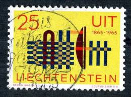 L0482) LIECHTENSTEIN 1965  Mi.#458 Used - Gebruikt