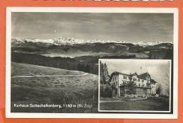 C0212  Gottschalkenberg, Kanton Zug , Kurhaus, Cachet Alosen 1933,Oetiker 1304 - Zugo