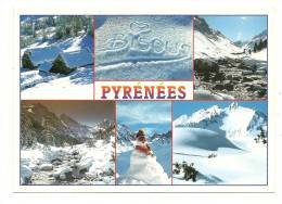 Cp, Midi-Pyrénées, Les Pyrénées, Multi-Vues, Voyagée 2000 - Midi-Pyrénées