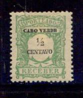 ! ! Cabo Verde - 1921 Postage Due 1/2 C - Af. P 21 - MH - Cap Vert
