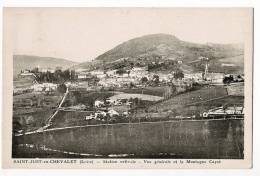 Saint Just En Chevalet St - Vue Générale Station Estivale Et Montagne Cayet - Ecrite & Timbrée 1937 - Saint Just Saint Rambert